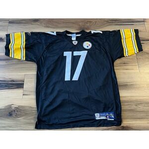 Size XL Men's‎ Reebok On Field Pittsburgh Steelers #17 Wallace Jersey NFL